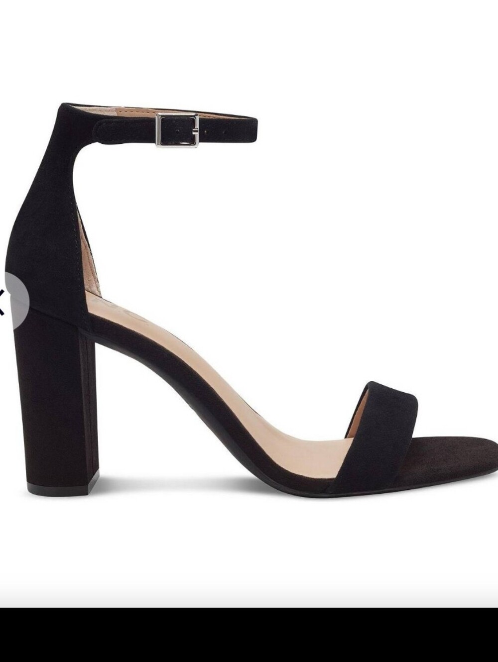 INC INTERNATIONAL CONCEPTS NEW IN BOX BLACK SUEDE DRESSY BLOCK HEEL SANDALS SZ10 - Picture 2 of 14